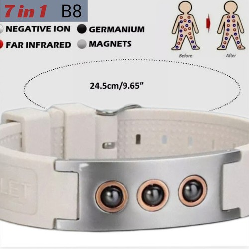 Silicone Sport Power Energy Bracelets-7 Energy Elements in 1 - Picture 9 of 26