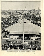 Munich Oktoberfest Prince Regent Visits Prize Animals Newspaper Clipping 1903