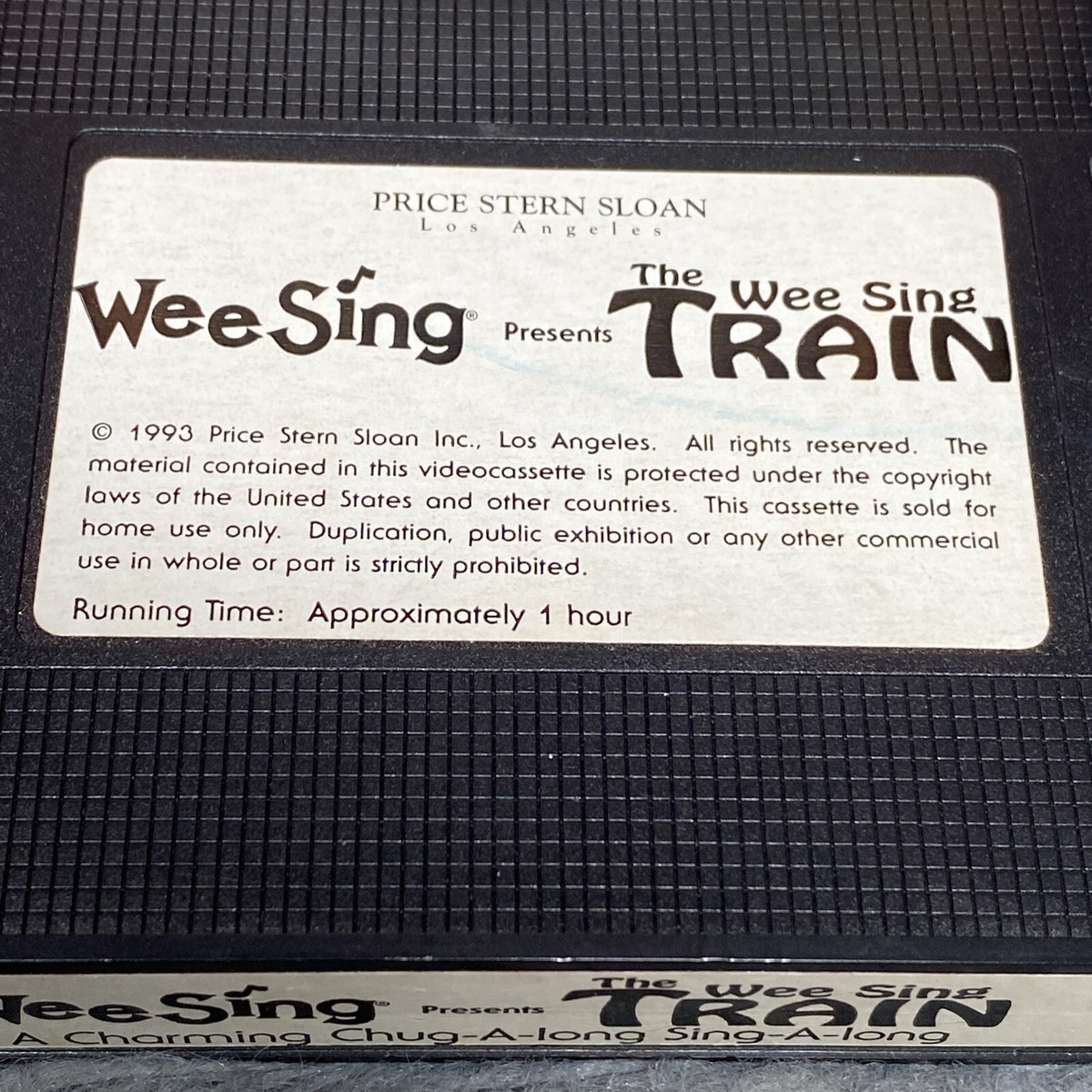 Wee Sing Presents The Train Sing-A-Long Kids VHS Tape 1993