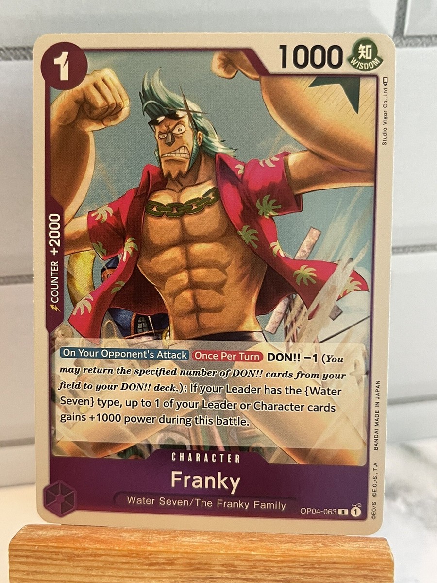 Franky - OP04-063 - NM - Rare - English OP04 - One Piece TCG | eBay