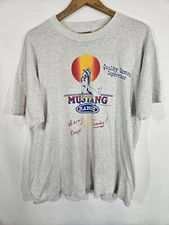 Vintage  80s Mustang Ranch Brothel NV T Shirt Screen Stars Single Stitch USA