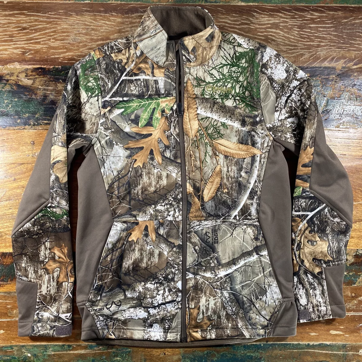 Magellan Jacket Kids Large REALTREE EDGE CAMOUFLAGE FULL ZIP HUNTING