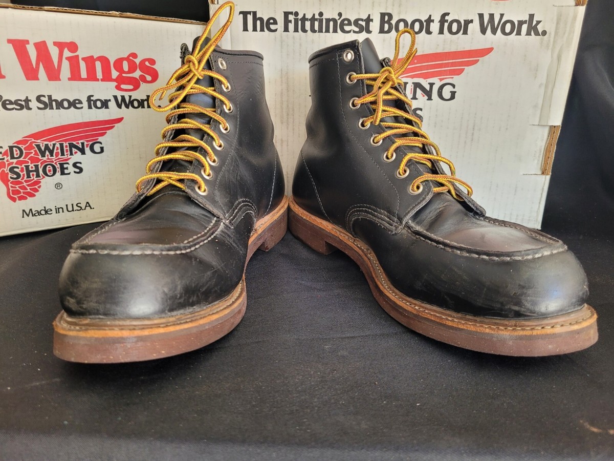 Pre-Owned Red Wing 8136 - Black Chrome - US Men's 11E Pre-Owned Red Wing 8136 - Black Chrome - US Men's 11E