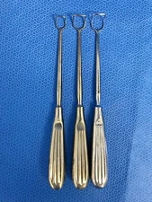Set of 3 SSI Ultra Symmetry Sklar Adenoid Curettes Barnhill Sizes 0 1 2 ENT