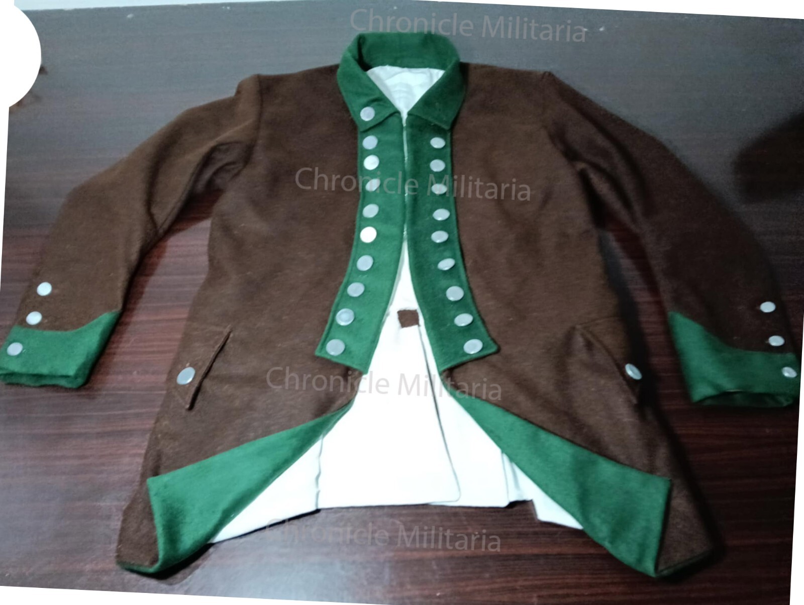 Military Jacket Green Coats Revolutionary War 1776th Hessian