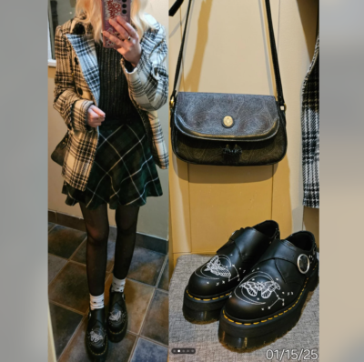 Dr. Martens Celestial Moth Platform Monkstraps/ Derby MSRP$210