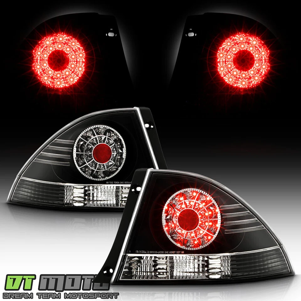 Par de luces traseras LED Super-Flux negras izquierda+derecha para Lexus IS300 2001-2005 Foto 2 de 4