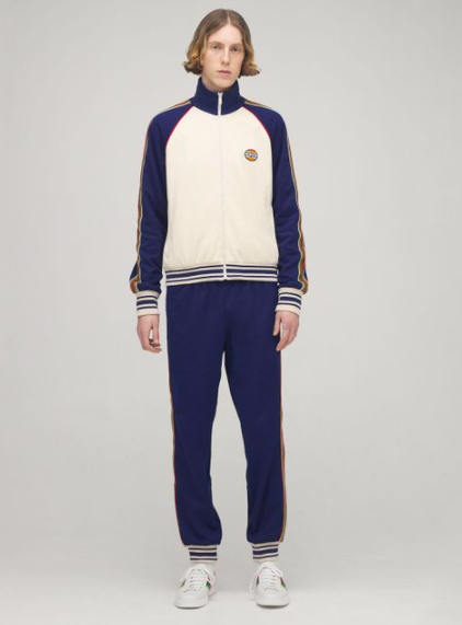 Gucci Logo Stripe Technical Patch Web Tracksuit Small NEW
