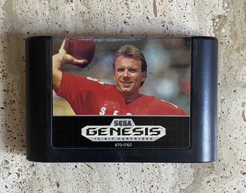 Jeu Vidéo Joe Montana Football – Version Originale Sega Master System Avec Boîte, état Correct