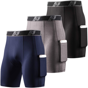 compression tights under shorts