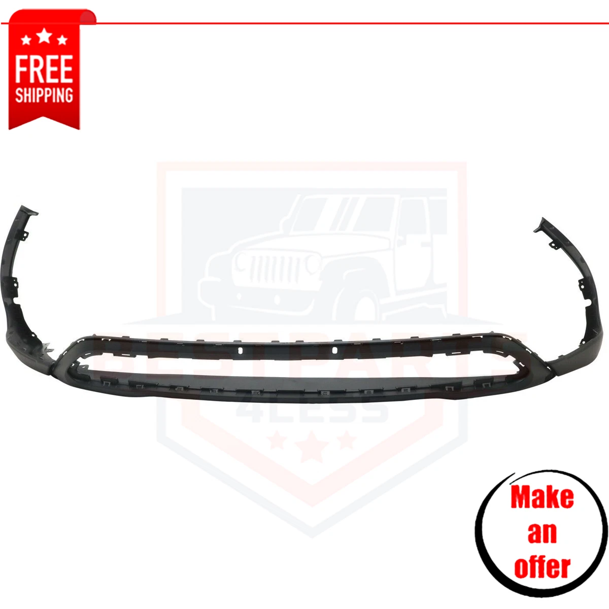 86512B8AA0 CAPA Bumper Cover Fascia Front Lower for Hyundai Santa 