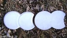 Plastic edger edging concrete molds set of 2 same molds 9" x 6" x 1" thick