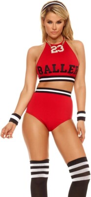 Forplay Women's MVP Costume, Red, M/L