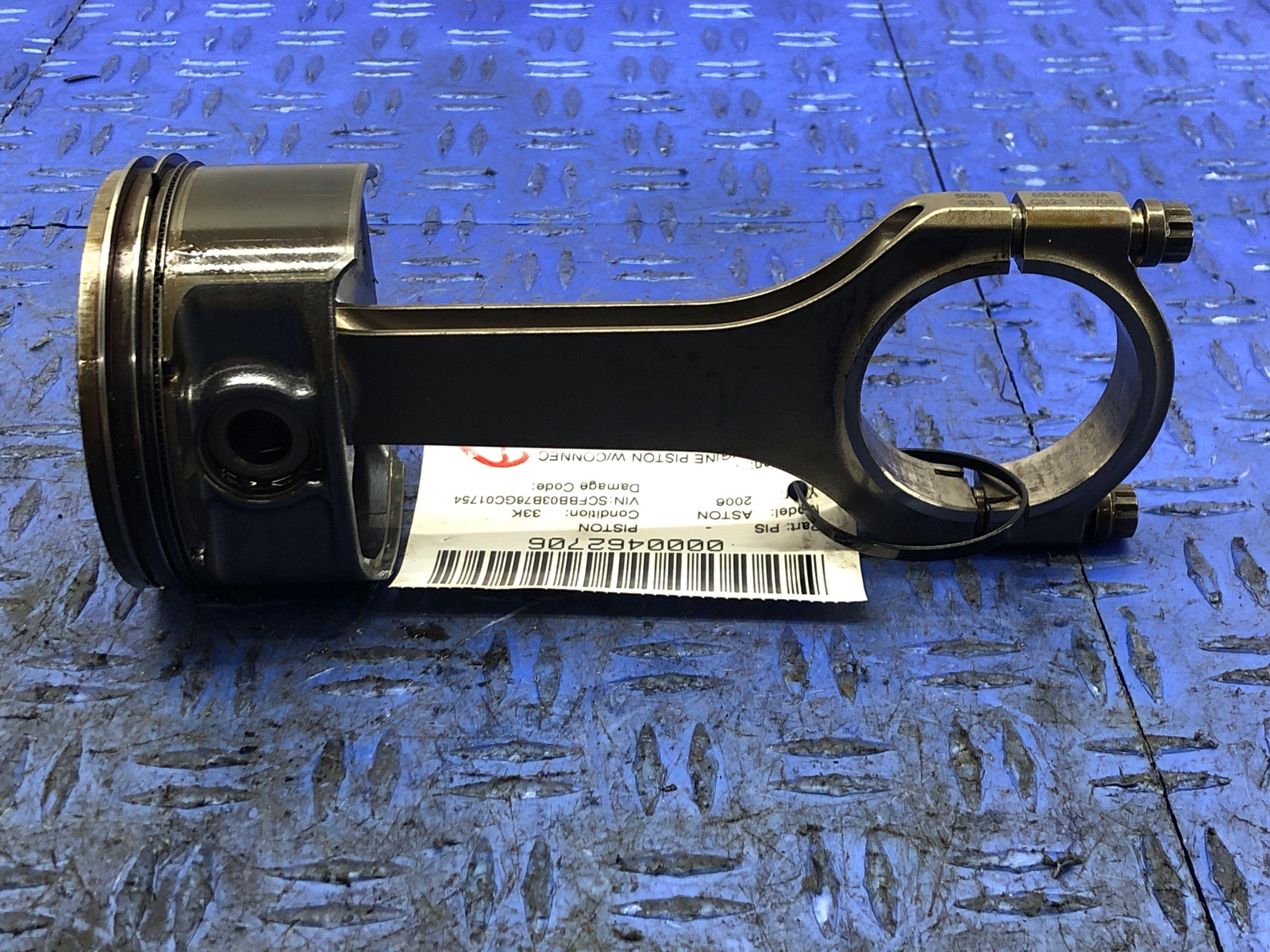 2006-2018 ASTON MARTIN VANTAGE V8 4.3L V8 ENGINE PISTON W/CONNECTION ROD OEM