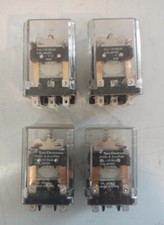 Lot of 4 POTTER  BRUMFIELD KUP-11D15-24 RELAYS 3541, 24VDC, 10A. 120VAC Good