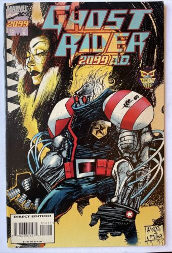 Ghost Rider 2099 #16 • ¡Cubierta y arte de madera Ashley! (Marvel 1995) - Imagen 1 de 19