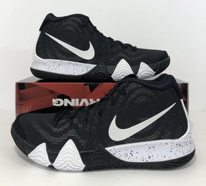 kyrie 4 black and grey