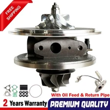 Upgrade Billet Turbo Core+Oil Feed Pipe For Nissan Pathfinder R51 2.5L 3-Bolt