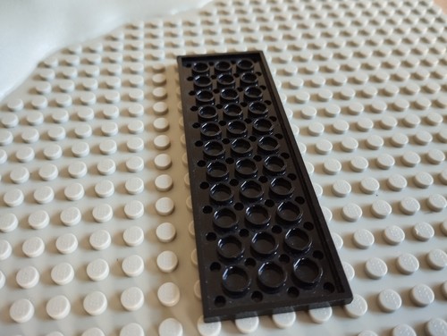 Lego Vintage Plates 4x4 4x6 4x8 4x10 4x12 Light grey blue black etc - Picture 52 of 60