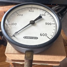 Vintage Antique New Old Lonergan Pressure Gauge 14 Npt 412 600 Nos No Box Vintage Antique New Old Lonergan Pressure Gauge 14 Npt 412 600 Nos No Box