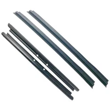 Rear Door Inner & Outer Window Belt Kit 4 pcs 02-06 Chevy Avalanche 00-06 Tahoe