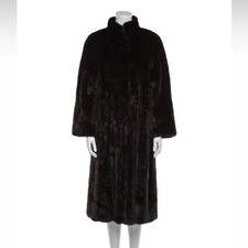 Vintage Macy’s Mid Length Mink Fur Coat Size Xl See Measurements