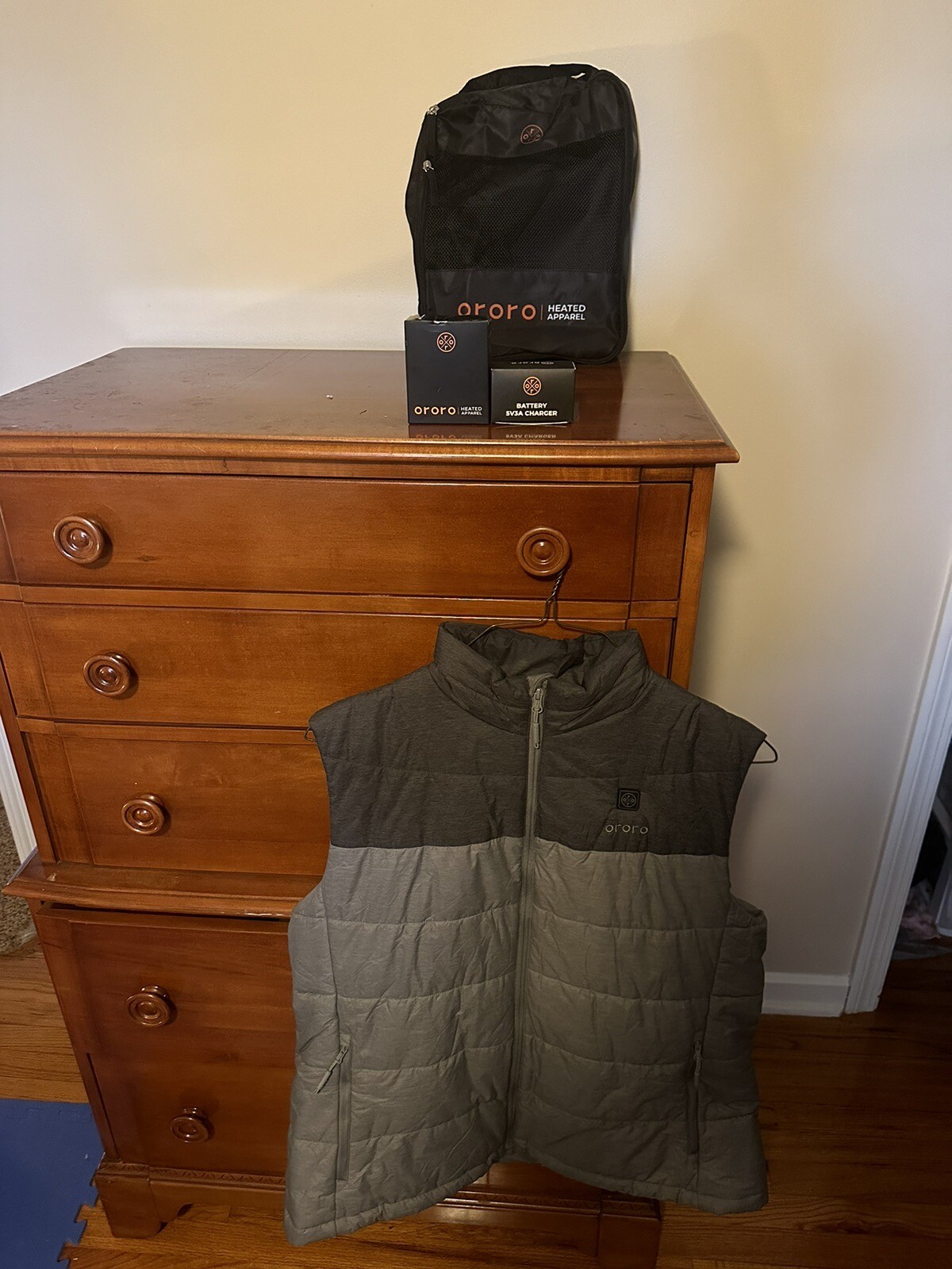 ORORO Men's Heated Vest Size XL battery Included eBay