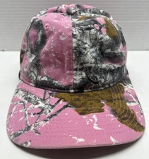Dominant DNA Brand Women’s Pink Camo Cap Baseball Hat Fall Woodland Pink Camo