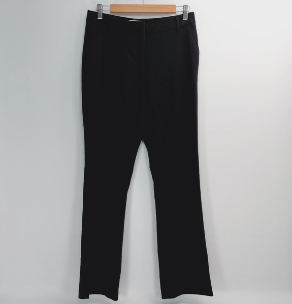 Preview Tailored Trousers Pants Womens Size 10 Black Slash Pockets Premium Soft
