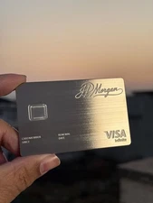 CUSTOM - JP Morgan Reserve Palladium Silver Metal Novelty Card