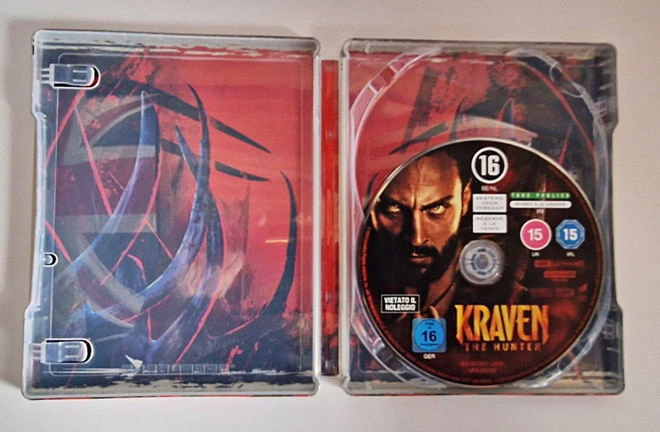 KRAVEN THE HUNTER 4K STEELBOOK* No 2K Blu Ray Disc *Please Read the Description* - Image 4 of 4