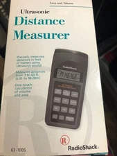 Radio Shack 63-1005 Ultrasonic Distance Measurer Area & Volume 3' to 60' w/box