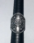 Sterling Silver Chunky Ring Thumb/Finger Ring 10 Or 9.75 Specify Size, Please