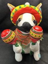 Hug Me Animated Mariachi Puppy Singing Macarena Dog Dancing Plush Maracas