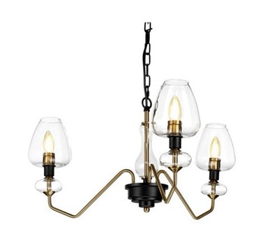 Elstead Armand 3-flammige Pendelleuchte gealtertes Messing DL-Armand3-AB neu
