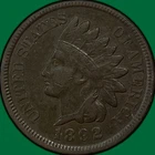 1892 Indian Head Cent Very Fine VF Coin #39726