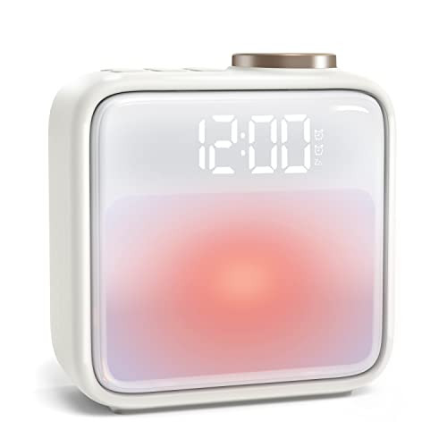 Alarm Clock with Night Light Built-in Battery 6 Scenes for Bedrooms-image