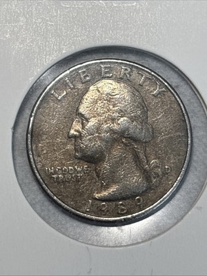 1989-D Washington Quarter – 100% Copper Planchet Error – RARE
