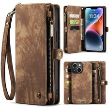 CaseMe 008 Detachable Multifunctional Leather Phone Case, For iPhone 14, For iPh