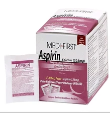 MEDI-FIRST - #80533 - Aspirin Pain/Fever Reducer - 325mg |EXP 03/27|
