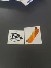 Vintage 1980s 2 Hambly Stickers