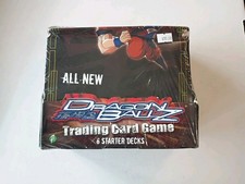 2005 Dragon Ball Z TCG 6 Starter Decks Display Box Score Factory Sealed New
