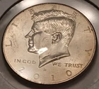 2010 D Kennedy Half Dollar NIFC Mintage: 1,700,000 - Circulated
