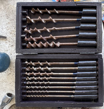 13-Piece Metal Auger Drill Bit Set for Drill,...