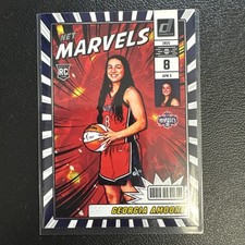 2025 Panini Donruss WNBA Georgia Amoore Net Marvels #17 Press Proof Mystics RC