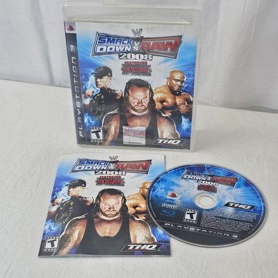 WWE SmackDown vs. Raw 2008 Featuring ECW (Sony PlayStation 3, PS3) Complete