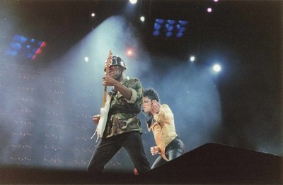 Michael Jackson Performing Bangkok 1993 Dangerous Tour Photo Type 1 Rare Guitar