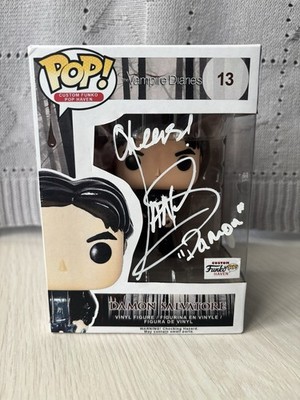 Custom Funko Pop Damon TVD Vampire Diaries signed Autogramm Ian Somerhalder ACOA