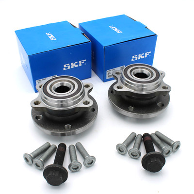 2x SKF Radlager + Radnabe Radlagersatz vormontiert Audi Seat Skoda VW 5-Loch