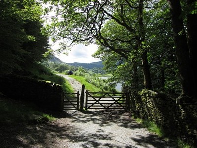 Foto A3 Fußwegkreuzung bei Rydal Ambleside c2015